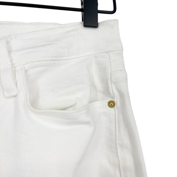 Frame Denim Le High Flare Jean in Blanc White Women's Size 29 - Picture 6 of 11